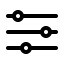 Ícone Filtros